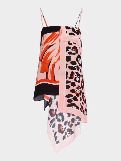 ESSENTIEL ANTWERP Josette Embellished-Strap Asymmetric Top