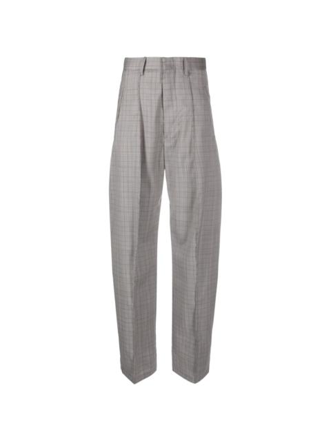 Sopiavea plaid-check tapered trousers