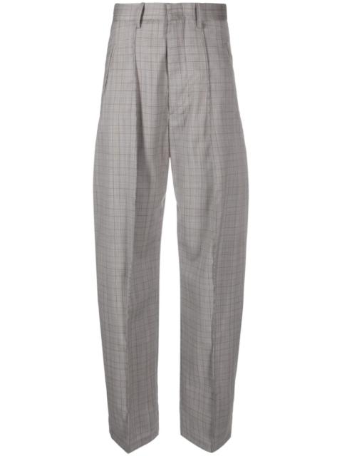 Sopiavea plaid-check tapered trousers