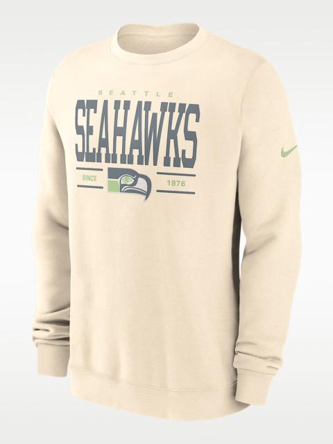 Nike Seattle Seahawks Club Men's Nike NFL Pullover Crew
