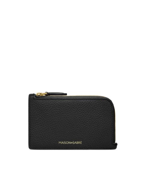 MAISON de SABRÉ zip leather cardholder