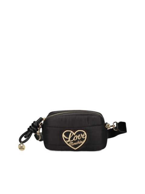 Moschino heart-plaque cross body Bag