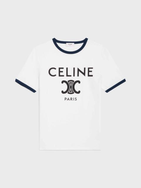 celine paris t-shirt in cotton jersey