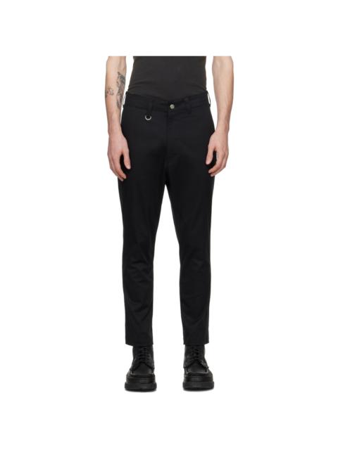 SOPHNET. Black Slim-Fit Trousers