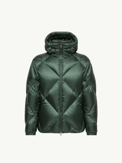 Moncler Valclaire Hooded Diamond-Quilted Down Jacket