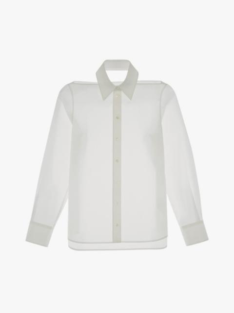 Helmut Lang CUT-OUT POPLIN SHIRT