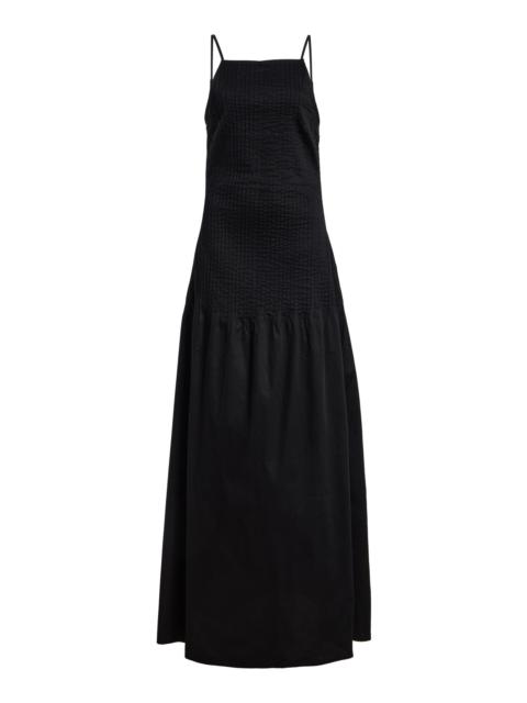 MARLIES GRACE Alaia Cotton Maxi Dress black