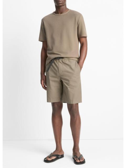 Vince Italian Cotton Ripstop Belted Short