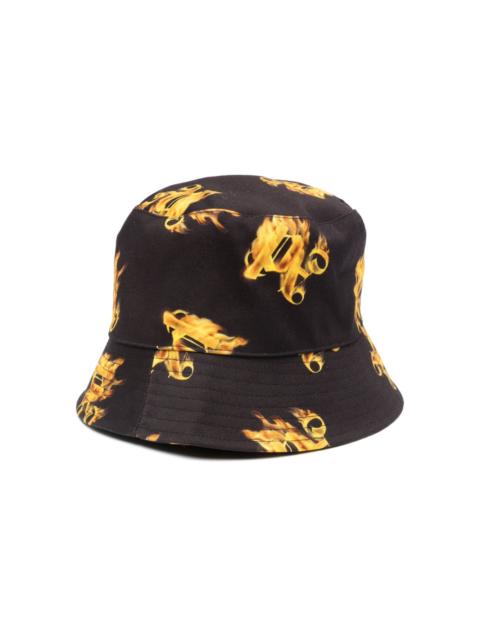 Palm Angels Burning Monogram bucket hat