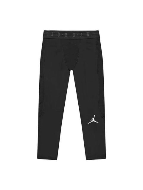 Men's Air Jordan Dri-FIT Moisture Conduction Quick Dry Elastic Tight Gym Pants/Trousers/Joggers Blac