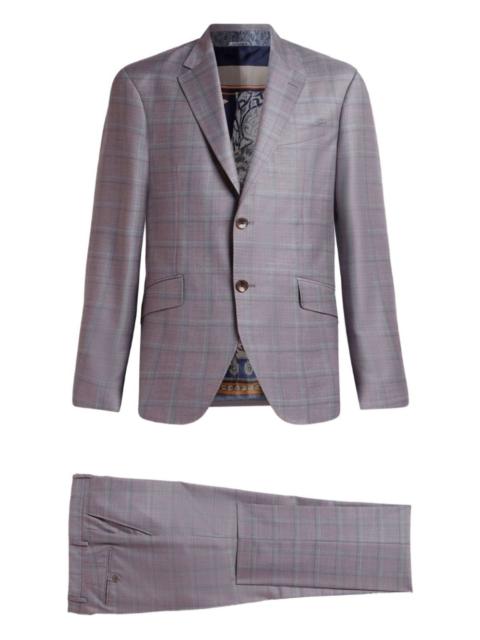 Etro checked single-breasted suit