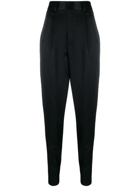 SAINT LAURENT high-waisted tapered trousers