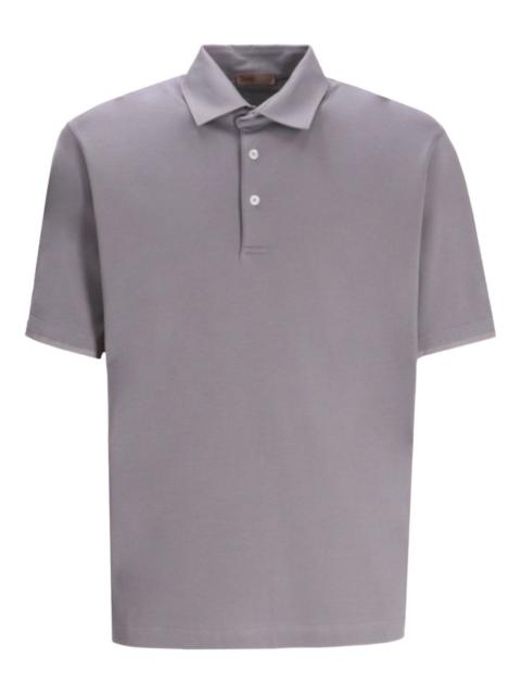 Herno short-sleeve cotton polo shirt