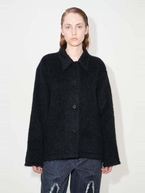 Our Legacy Camp Cardigan Black Mohair