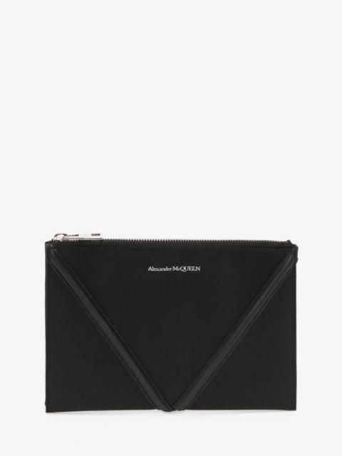 Alexander McQueen The Harness Small Zip Pouch in Black