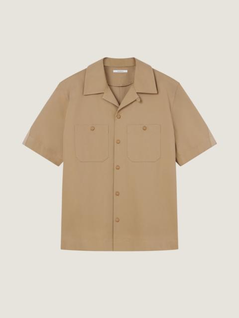 Givenchy COUTURE SEAM SHIRT IN COTTON WITH GROS GRAIN DETAIL