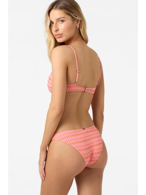O'Neill Paradise Plaid Honopu Bra Top