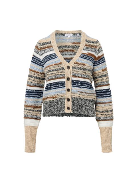 CECILY STRIPED CARDIGAN