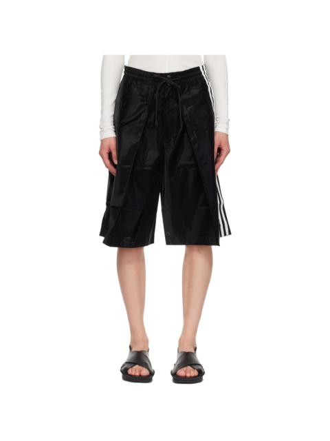 Y-3 Black Striped Shorts
