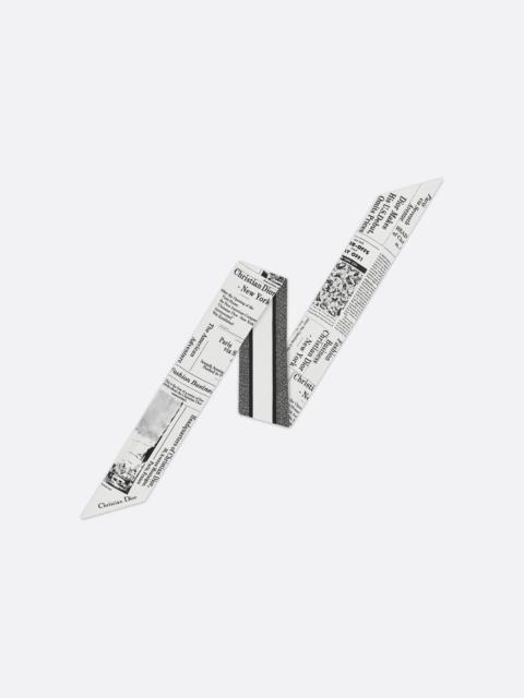 Dior Newspaper Mitzah Scarf