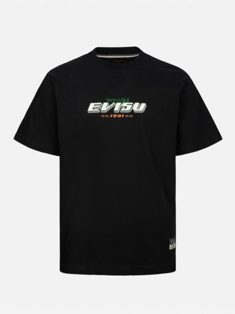 EVISU HANAFUDA DARUMA PRINT REGULAR FIT T-SHIRT