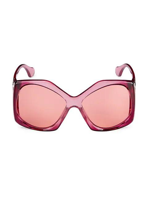 GUCCI Gucci Logo 62MM Butterfly Sunglasses