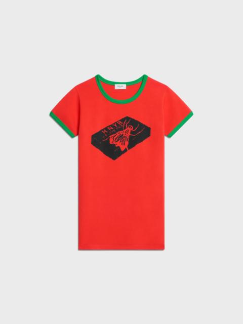CELINE Harry’s Paris Bar t-shirt IN ribbed cotton jersey