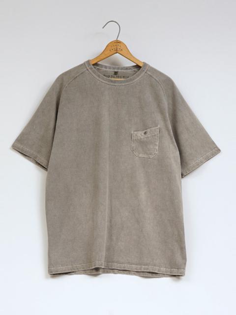 Nigel Cabourn 9.5oz Basic T-Shirt Pigment in Light Grey