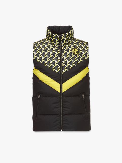 MCM Men’s Cubic Monogram Down Vest in ECONYL®