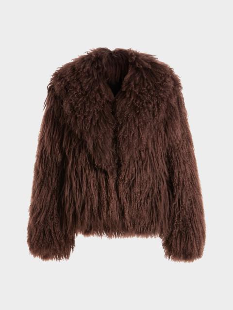 16ARLINGTON MARYAM JACKET IN MONGOLIAN SHEARLING