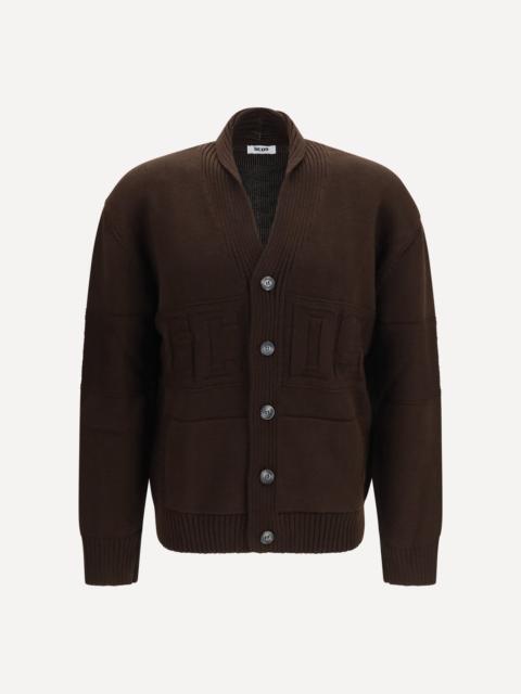 GCDS Buttoned logo Cardigan