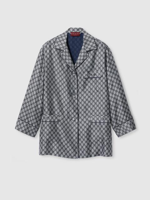 GUCCI GG silk twill shirt