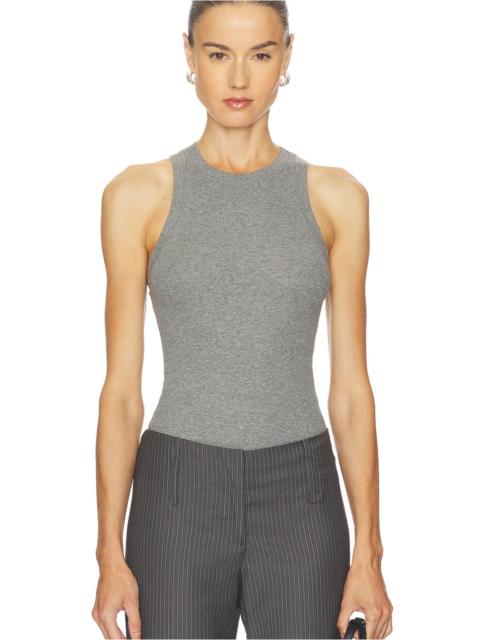 AYA MUSE Simple High Neck Tank Top