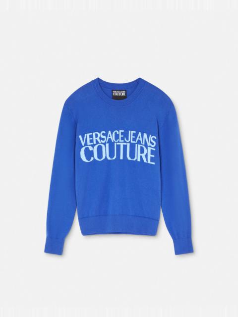 VERSACE JEANS COUTURE Logo Knit Sweater
