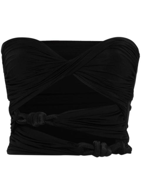 MAYGEL CORONEL Atarraya crop top
