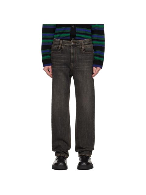 Wooyoungmi Gray New Straight Jeans