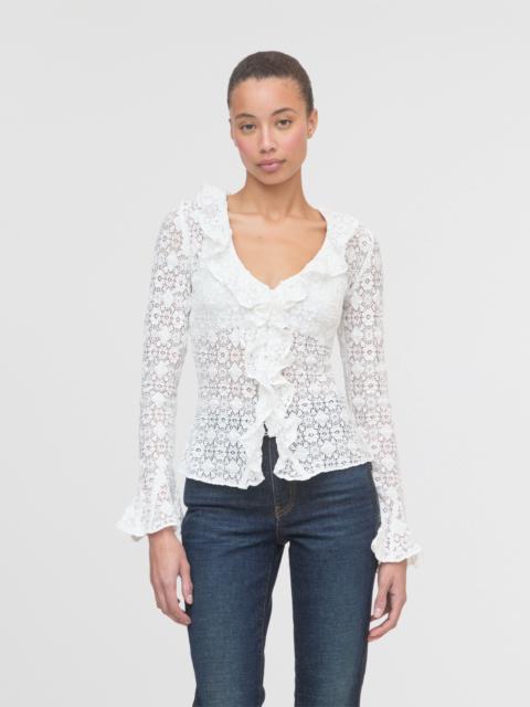 Hill House Home The Gabriella Top - White Lace