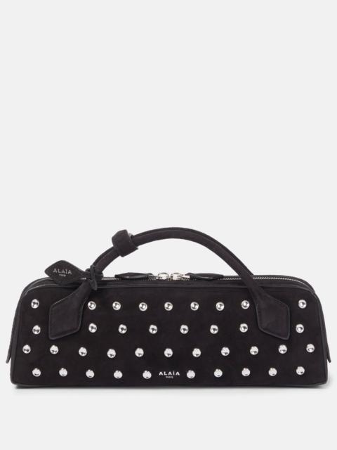 Alaïa Le Teckel studded suede tote bag