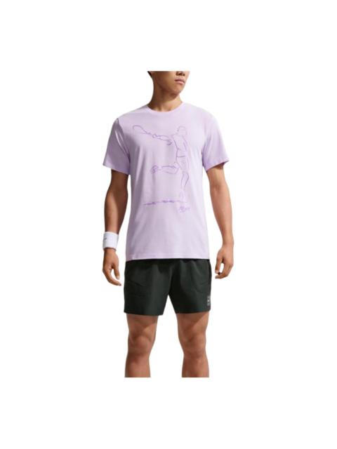 Nike Nike Court Dri-FIT T-Shirt Asia Sizing 'Violet Mist' IH2105-511