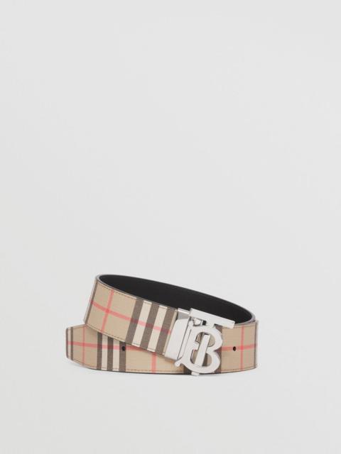 Burberry TD Reversible Monogram Plaque Belt - $405 New With Tags - From  Designer