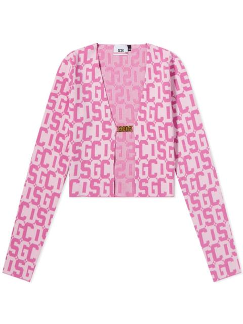 GCDS GCDS Monogram Clip Mini Cardigan