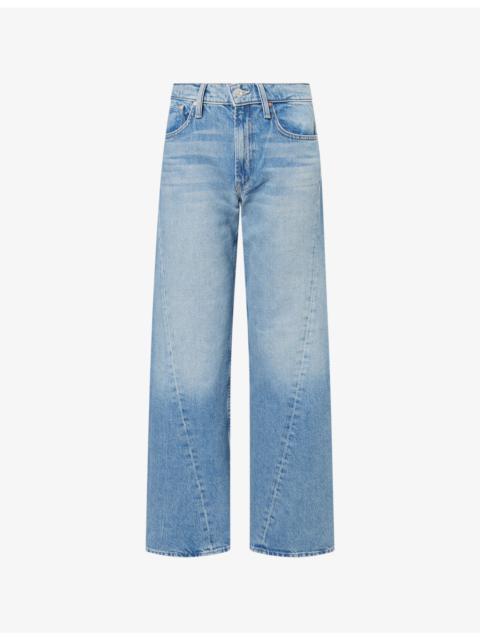 MOTHER The Bookie Twist Skimp Cotton Denim Jeans