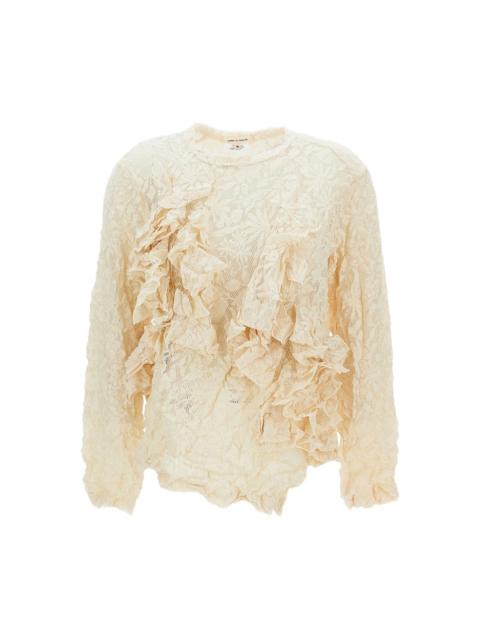 Comme Des Garçons Rouched top