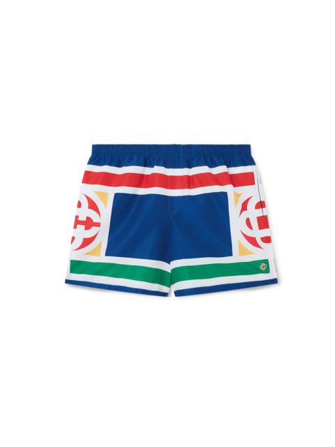 CASABLANCA Sport Grid Swim Trunks