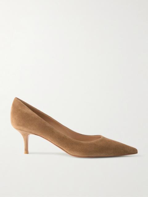 Gianvito Rossi 55 Suede Pumps