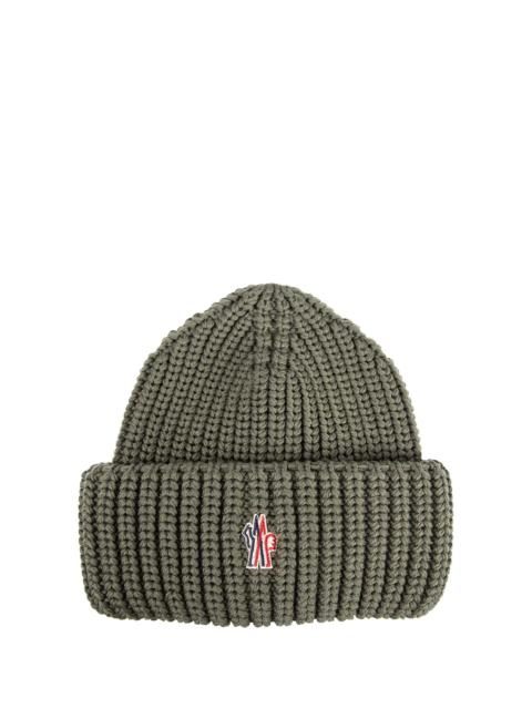 Moncler Grenoble Logo Wool Beanie