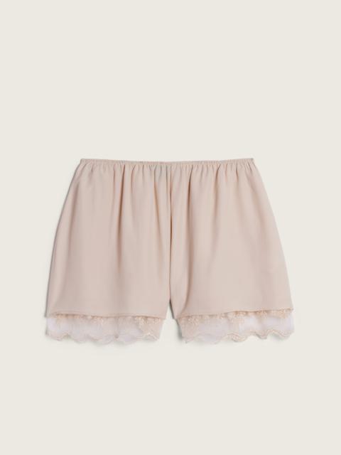 Simone Rocha Lace Trim Negligee Shorts