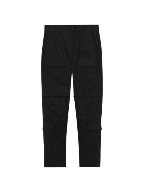 tapered-leg ripstop cargo trousers