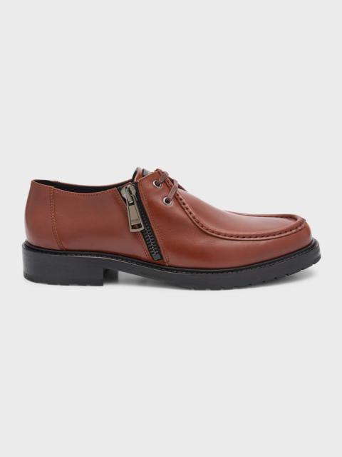 Moschino Men's Leather Casual Moc-Toe Loafers