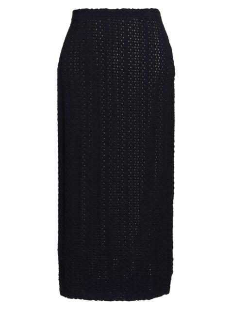 Vince Women's Knit Eyelet Cotton Midi-Skirt - Coastal